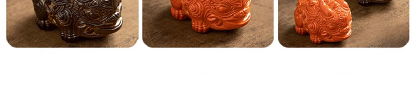 Mini Resin Color-changing Tea Pet Zhaocai Animal Sculpture Tea Table Decoration Zen Tabletop Ornaments Exquisite Tea Accessories