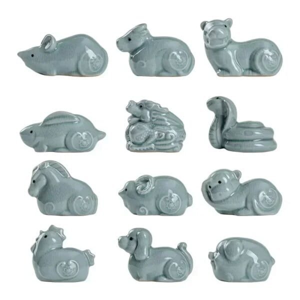 Chinese Zodiac Animal Tea Pet with Retro Ceramics - Image 6