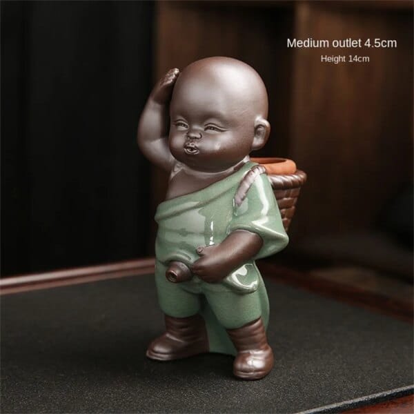 Chinese Pee Pee Boy Tea Pet  with Purple Clay - Image 6