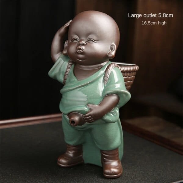 Chinese Pee Pee Boy Tea Pet  with Purple Clay - Image 5