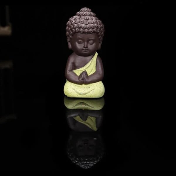 Ceramic Chinese Buddha Tea Pet Ornaments - Image 6