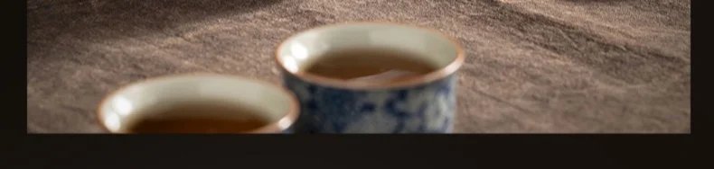 Retro Ru Kiln Tea Tureen Ceramic Sancai Cover Bowl Tea Maker Gaiwan Can Raise Kung Fu Teaware