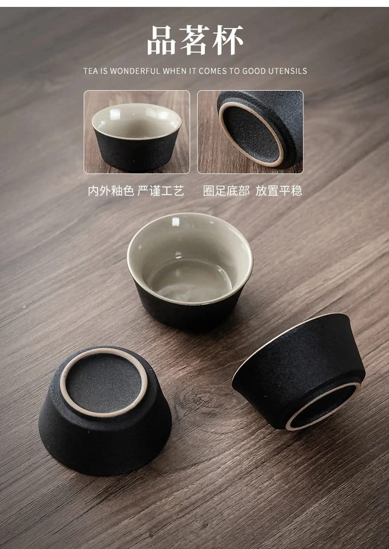 Purple Clay Chinese Kung Fu Tea Set Yixing Teapot Handmade Tea Pot Cup Zisha Gaiwan Tea Kettles Ceremony Drinkware Teaware Set