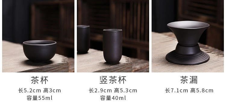 Purple Clay Chinese Kung Fu Tea Set Yixing Teapot Handmade Tea Pot Cup Zisha Gaiwan Tea Kettles Ceremony Drinkware Teaware Set