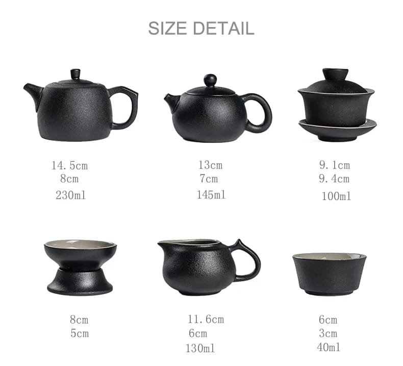 Purple Clay Chinese Kung Fu Tea Set Yixing Teapot Handmade Tea Pot Cup Zisha Gaiwan Tea Kettles Ceremony Drinkware Teaware Set