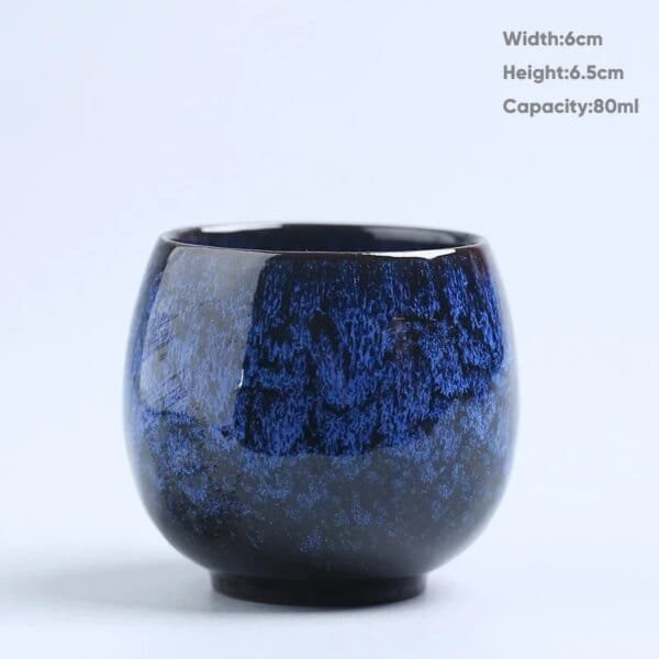 1pcs/2pcs/4pcs Kiln Change China Ceramic Tea Cup Porcelain Kung Fu Cups Set Pottery Drinkware Tableware Wholesale Egg Style - Image 4