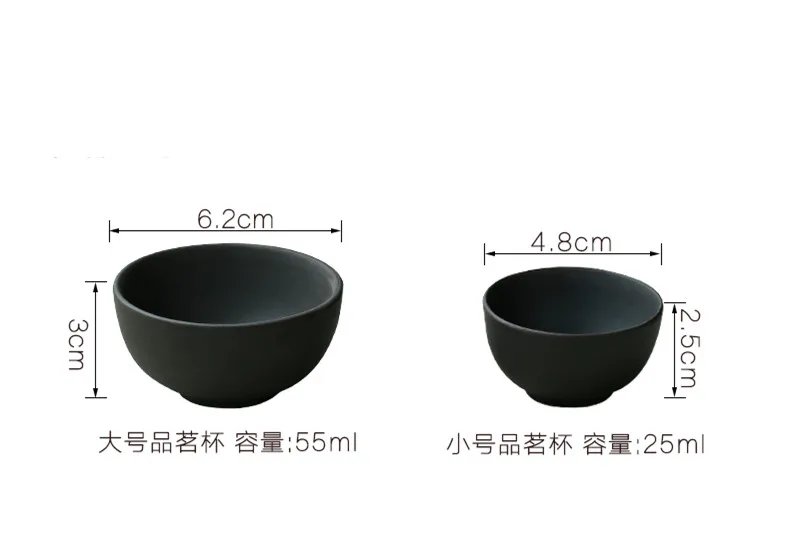 8 Pcs/set Yixing Handmade Purple Clay Teacup Authentic Dahongpao Tea Bowl Travel Portable Pu'er Master Cup Chinese Zisha Tea Set