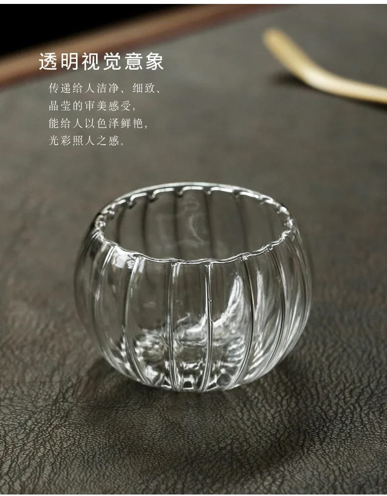 Small Mini Heat Resistant 50 ml Double Wall Transparent Borosilicate Glass Espresso Coffee Hot Gong Fu Kongfu Tea Cup Mug Set