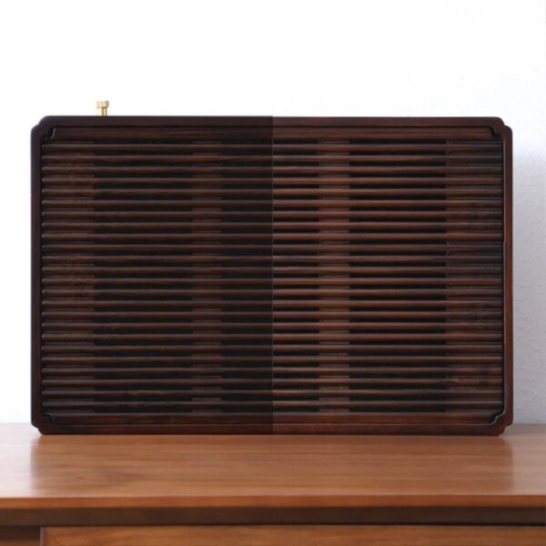 GIANXI Chinese Natural Bamboo Tea Tray Water Storage Kung Fu Tea Set Simple Rectangular Tea Board Tea Storage Tray - Image 3
