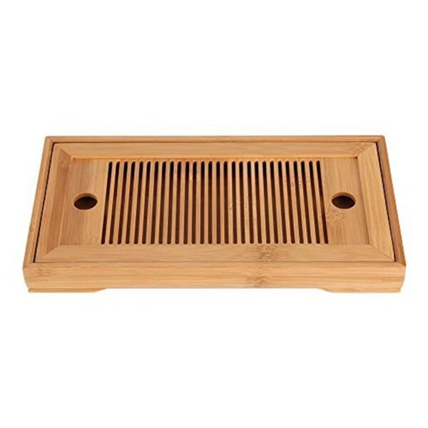 Bamboo Tea Tabl Tray High Quality 25*14*3.5cm Chinese Solid Tea Tray Household Tea Board Chahai /Tea Table WF - Image 2