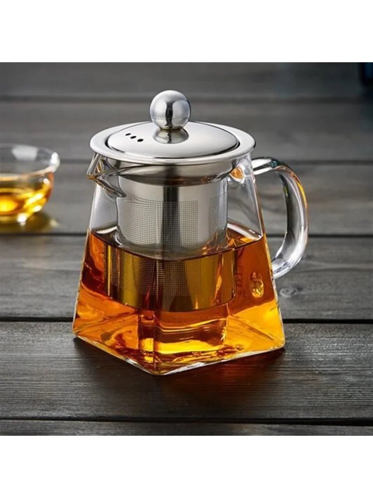 Glass Teapot with Infuser Tea Set Kettle Maker Infusers Jug Teaware Kitchen Dining Bar Home Tea Kit  Glass Teapot  Samovar