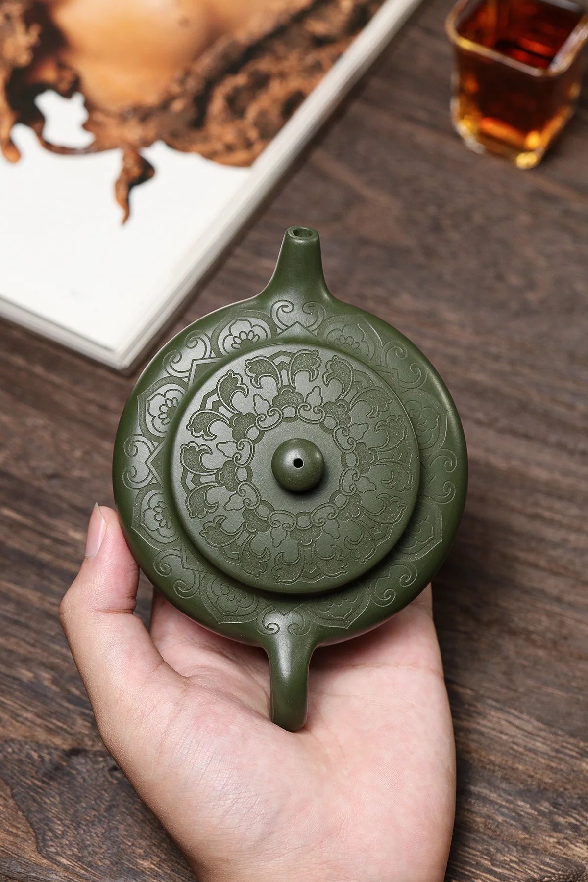 170ml Chinese Yixing Purple Clay Teapot Famous Hand-carved Tea Pot Tea Infuser Handmade Beauty Kettle Raw Ore Zisha Tea Set