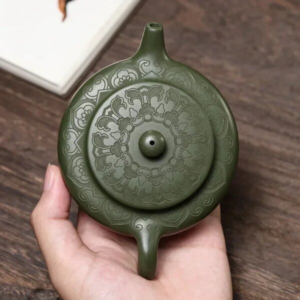 170ml Chinese Yixing Purple Clay Teapot Famous Hand-carved Tea Pot Tea Infuser Handmade Beauty Kettle Raw Ore Zisha Tea Set - Image 6