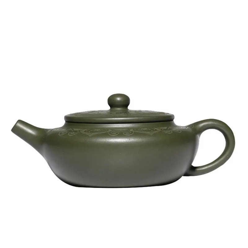 170ml Chinese Yixing Purple Clay Teapot Famous Hand-carved Tea Pot Tea Infuser Handmade Beauty Kettle Raw Ore Zisha Tea Set