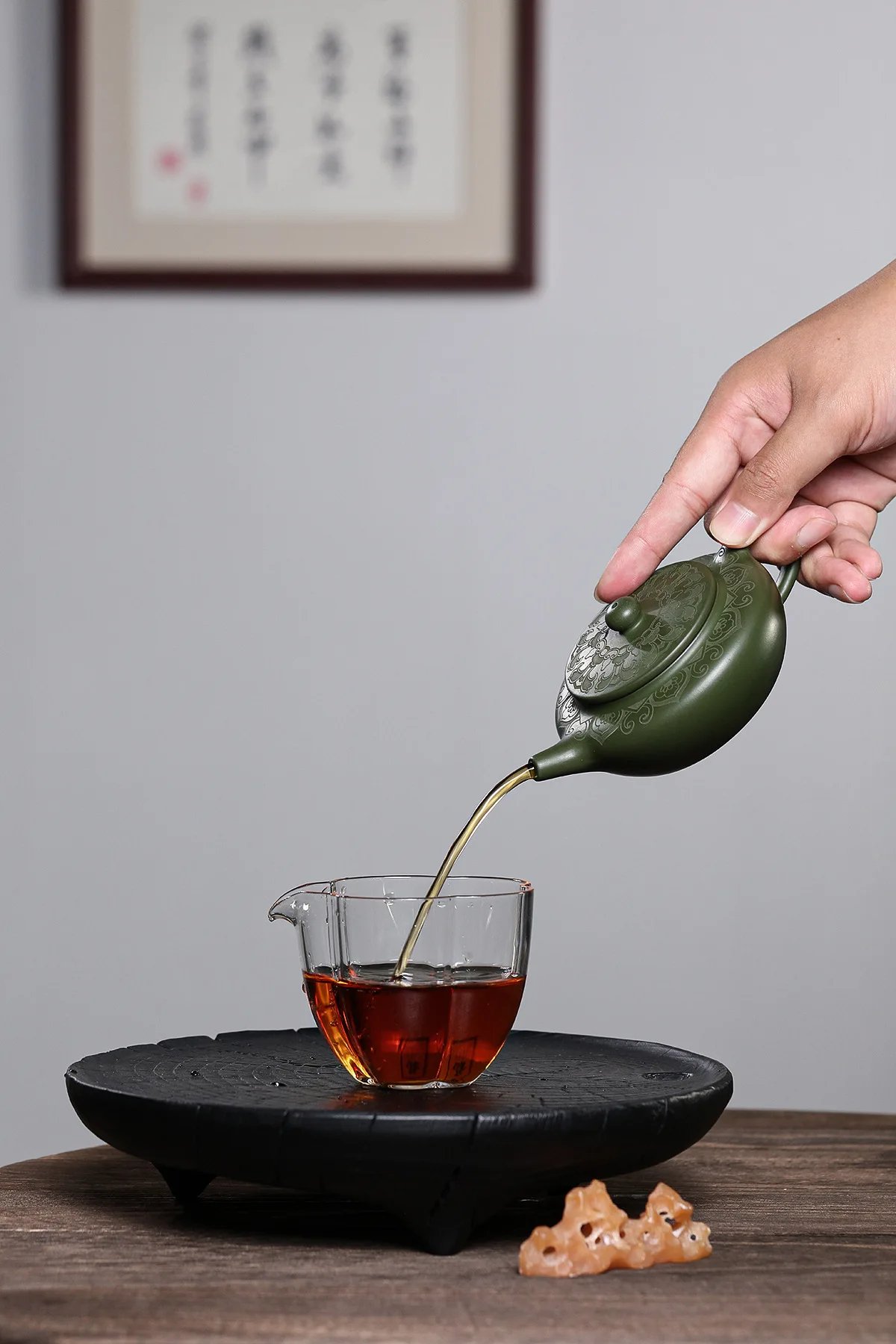 170ml Antique Yixing Purple Clay Teapot Raw Ore Green Mud Filter Tea Infuser Handmade Beauty Tea Pot Chinese Zisha Teaware