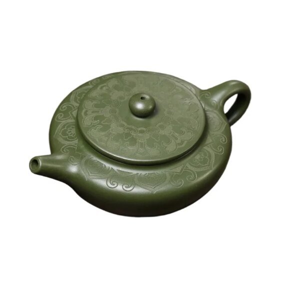 170ml Antique Yixing Purple Clay Teapot Raw Ore Green Mud Filter Tea Infuser Handmade Beauty Tea Pot Chinese Zisha Teaware - Image 2