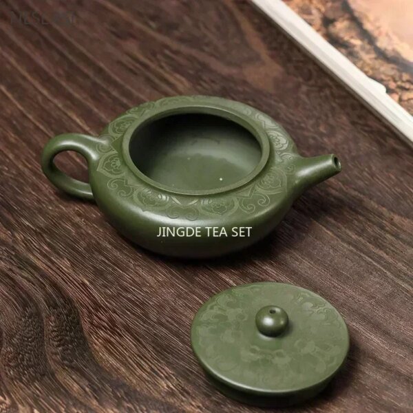 170ml Antique Yixing Purple Clay Teapot Raw Ore Green Mud Filter Tea Infuser Handmade Beauty Tea Pot Chinese Zisha Teaware - Image 6