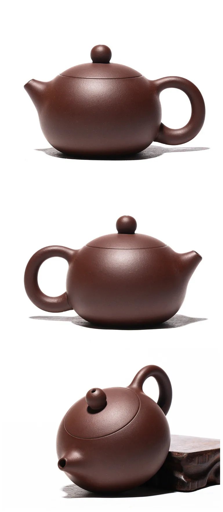 100ml Yixing Boutique Purple Clay Teapots Ball Shaped Infuser Xishi Tea Pot Beauty Kettle Customized Zisha Tea Set Authentic