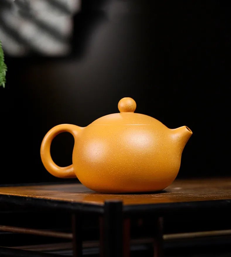 100ml Yixing Boutique Purple Clay Teapots Ball Shaped Infuser Xishi Tea Pot Beauty Kettle Customized Zisha Tea Set Authentic