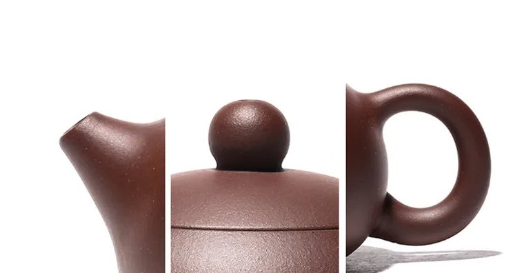 100ml Yixing Boutique Purple Clay Teapots Ball Shaped Infuser Xishi Tea Pot Beauty Kettle Customized Zisha Tea Set Authentic