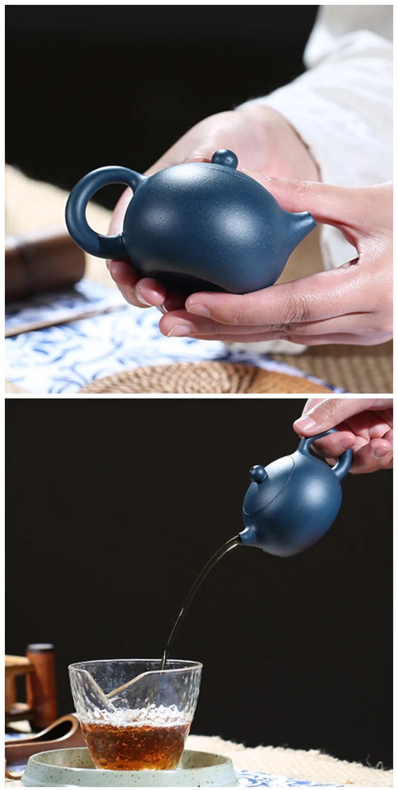 100ml Yixing Boutique Purple Clay Teapots Ball Shaped Infuser Xishi Tea Pot Beauty Kettle Customized Zisha Tea Set Authentic