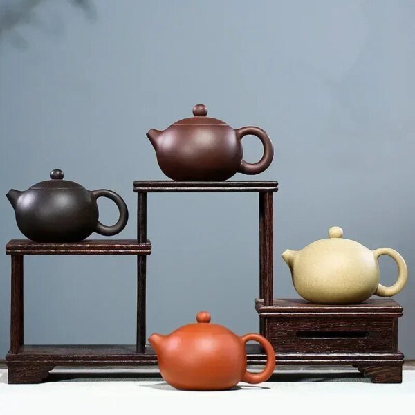 100ml Yixing Boutique Purple Clay Teapots Ball Shaped Infuser Xishi Tea Pot Beauty Kettle Customized Zisha Tea Set Authentic - Image 2
