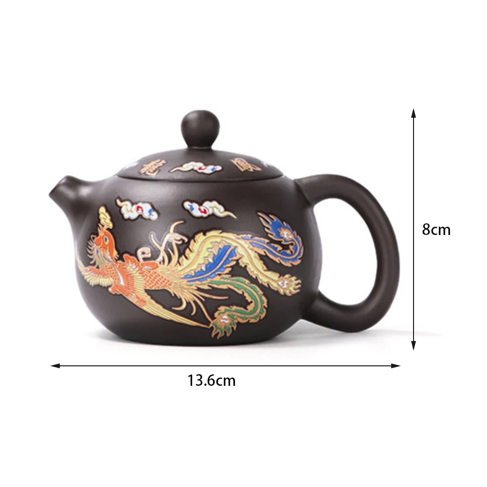 Chinese Style Color-changing Purple Clay Teapot Anti-Scald Handle Tea Brewer Teapots Kettle Gift Tea Set Ceramics And Pottery Chinese Style Color-changing Purple Clay Teapot Anti-Scald Handle Tea Brewer Teapots Kettle Gift Tea Set Ceramics And Pottery