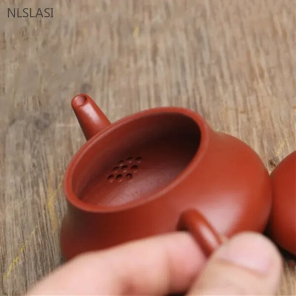 Small Capacity Dahongpao Beauty Teapot Yixing Purple Clay Filter Tea Infuser Chinese Tea Ceremony Supplies Traditional Teaware - Image 6