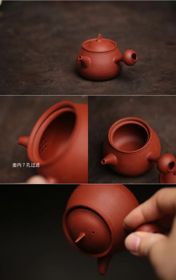 Small Capacity Dahongpao Beauty Teapot Yixing Purple Clay Filter Tea Infuser Chinese Tea Ceremony Supplies Traditional Teaware