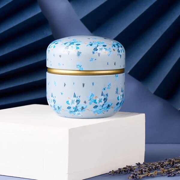 Portable Tea Box Universal Tea Storage Sealed Container Retro Pattern Printed Metal Jars Kitchen Organizer Cans Tins Box - Image 6