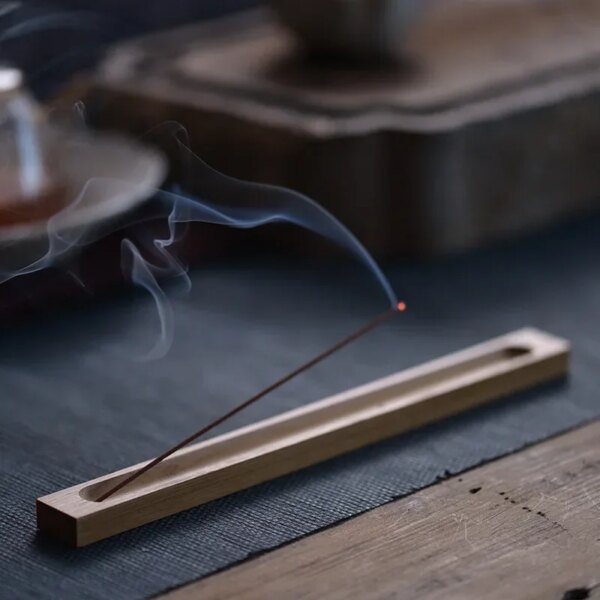 23cm Wood Sandalwood Coil Base Home Line Incense Burner Wooden Incense Stick Holder Decoration Crafts - Image 3