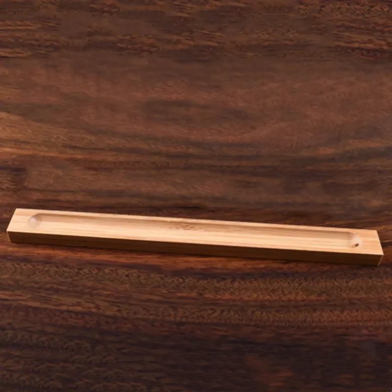 23cm Wood Sandalwood Coil Base Home Line Incense Burner Wooden Incense Stick Holder Decoration Crafts