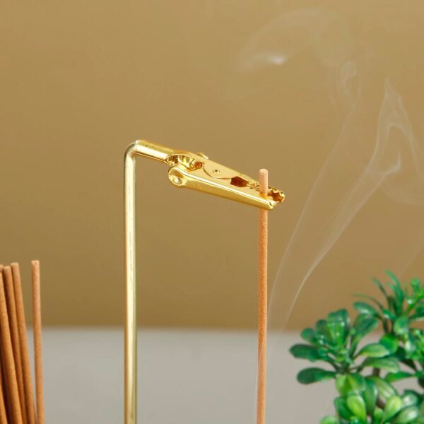 2 in 1 Incense Holder for Sticks Anti-Ash Flying Incense Burne with Removable Glass Ash Catcher and Incense Sticks Organizer - Image 5