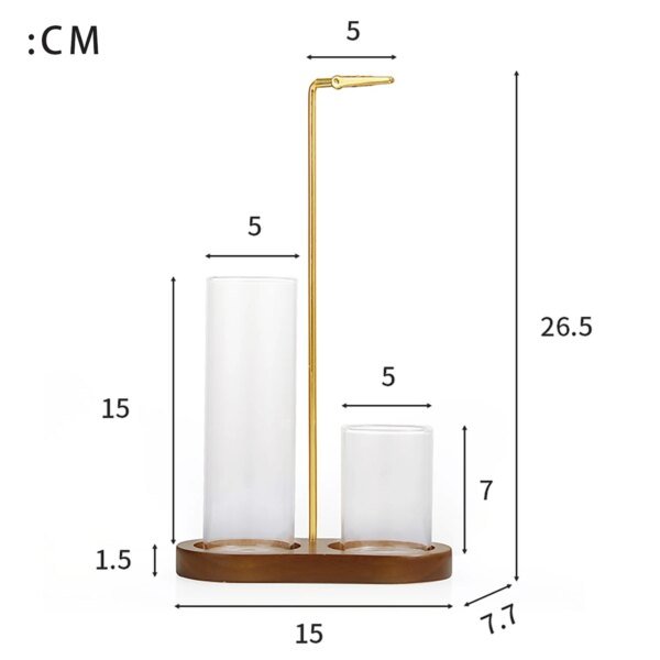 2 in 1 Incense Holder for Sticks Anti-Ash Flying Incense Burne with Removable Glass Ash Catcher and Incense Sticks Organizer - Image 6