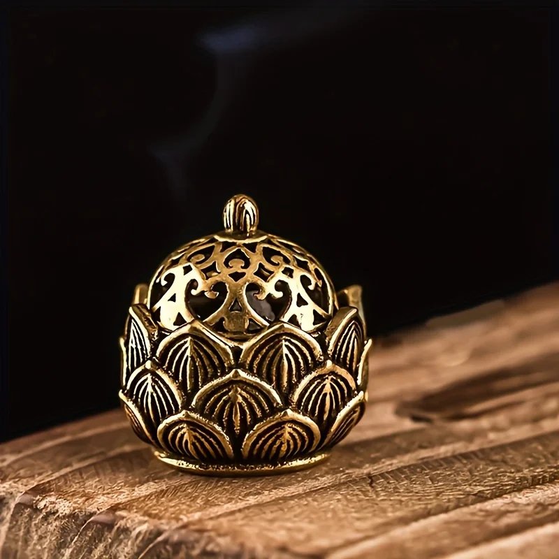 1pc Lotus Incense Holder,Small Inscent Cone Burner,Mini Asian Style Lotus Flower Zen Decor Gift 1pc Lotus Incense Holder,Small Inscent Cone Burner,Mini Asian Style Lotus Flower Zen Decor Gift