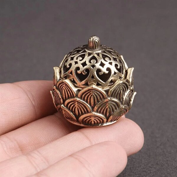 1pc Lotus Incense Holder,Small Inscent Cone Burner,Mini Asian Style Lotus Flower Zen Decor Gift