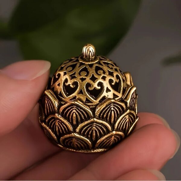 1pc Lotus Incense Holder,Small Inscent Cone Burner,Mini Asian Style Lotus Flower Zen Decor Gift - Image 5