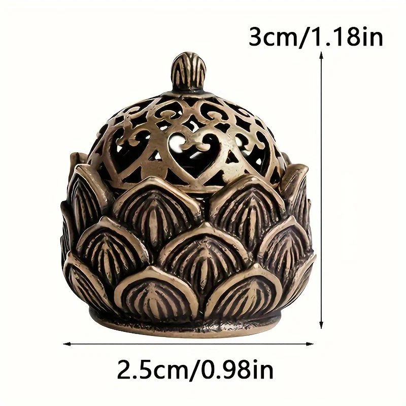 1pc Lotus Incense Holder,Small Inscent Cone Burner,Mini Asian Style Lotus Flower Zen Decor Gift 1pc Lotus Incense Holder,Small Inscent Cone Burner,Mini Asian Style Lotus Flower Zen Decor Gift