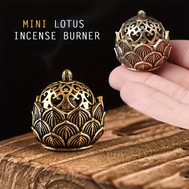 1pc Lotus Incense Holder,Small Inscent Cone Burner,Mini Asian Style Lotus Flower Zen Decor Gift 1pc Lotus Incense Holder,Small Inscent Cone Burner,Mini Asian Style Lotus Flower Zen Decor Gift