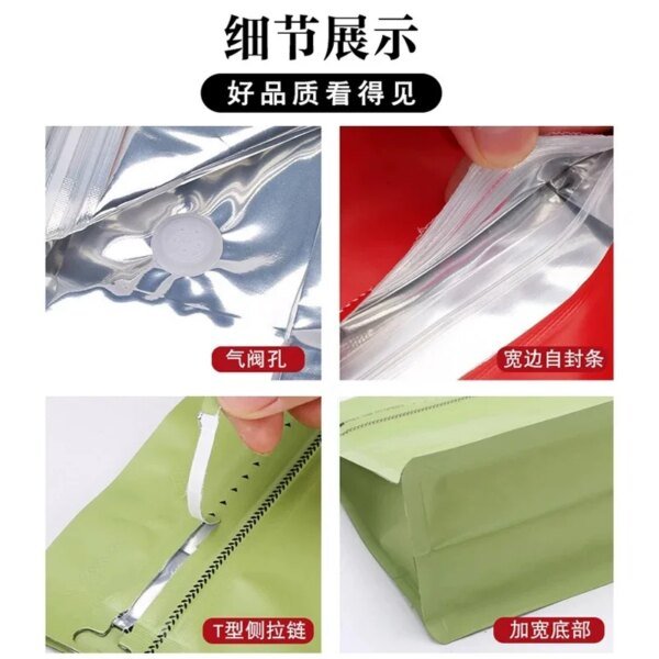 Chinese Longjing Tea Cotton Paper,Biluochun Yunwu Green Tea Packing Bag,Recyclable Food Packaging Supplies - Image 5