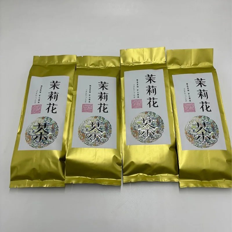 Thickened Jasmine Tea Iron Can Inner Bag Chinese Natural Jasmine Tea 125g/250g/500g Aluminum Foil Packaging Small No Packing Bag