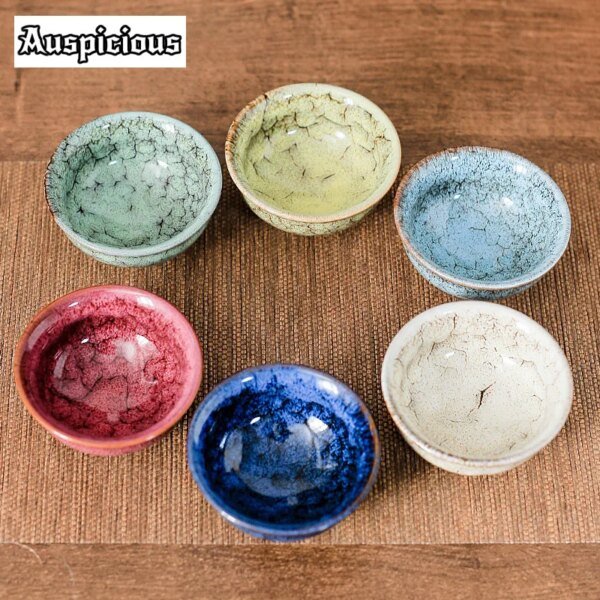 45ml Mini Tea Bowl Kiln Transformation Ceramic Tea Cup Chinese Kung Fu Teacup Espresso Coffee Cups Jianzhan Afternoon Teacups - Image 4