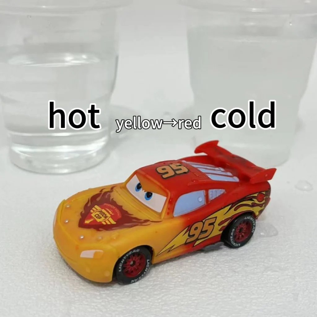 MINISO Disney Pixar Cars 3 Temperature-variable Model Lightning Mcqueen Racing Family Mack Uncle Car Toy Boy Girl Children Gift