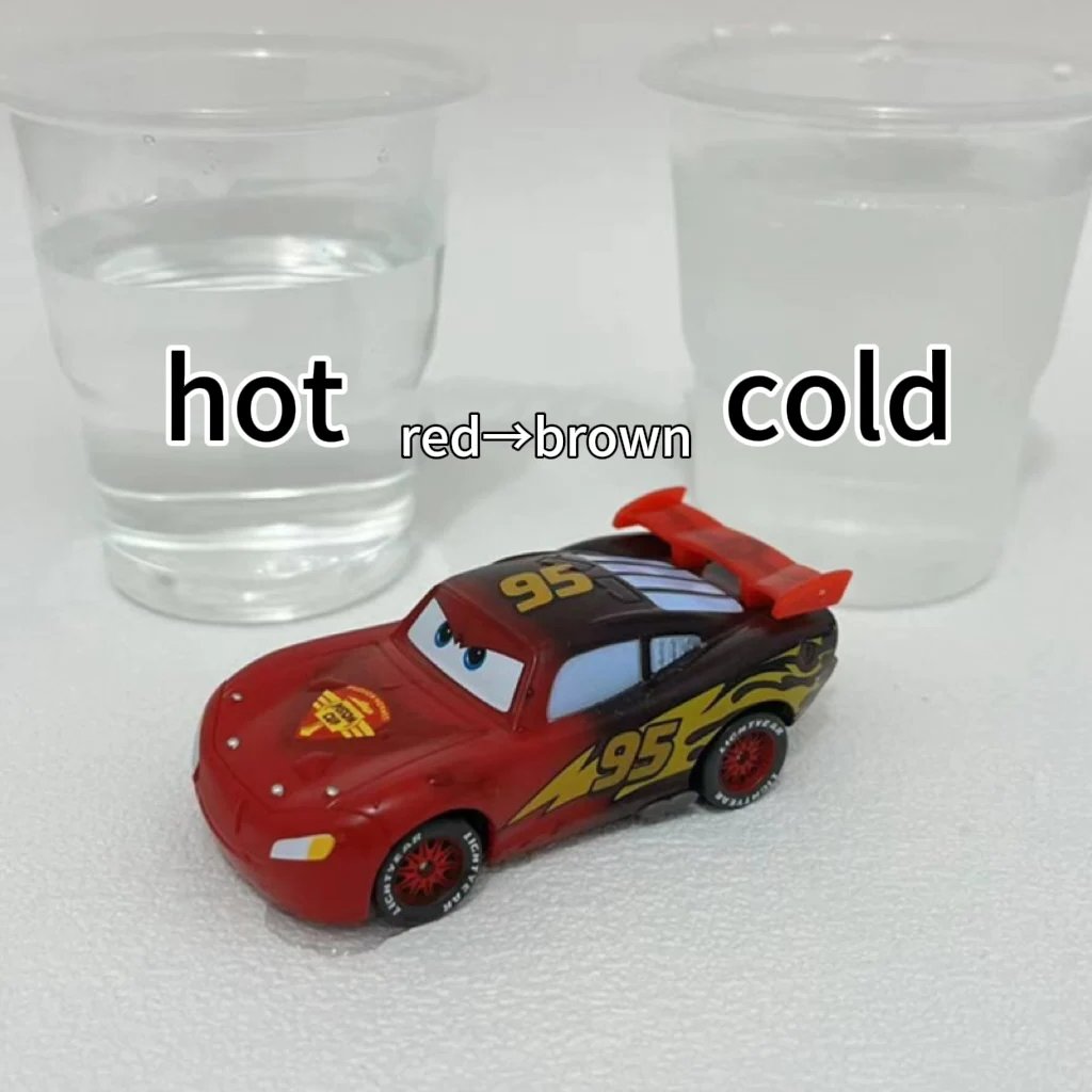 MINISO Disney Pixar Cars 3 Temperature-variable Model Lightning Mcqueen Racing Family Mack Uncle Car Toy Boy Girl Children Gift